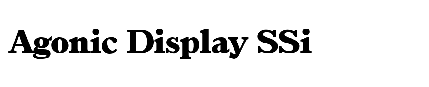 Agonic Display SSi