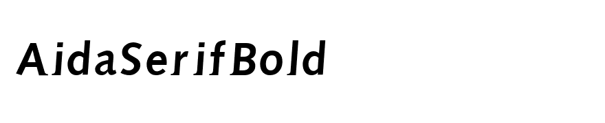 AidaSerifBold