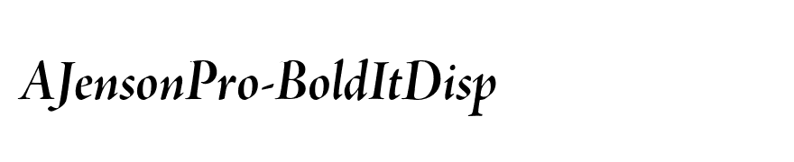 AJensonPro-BoldItDisp