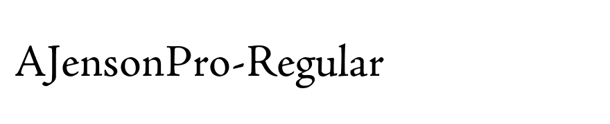 AJensonPro-Regular