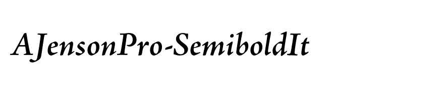 AJensonPro-SemiboldIt