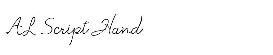 AL Script Hand
