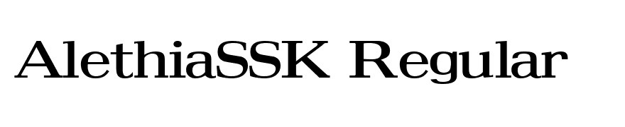AlethiaSSK Regular