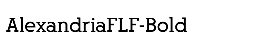 AlexandriaFLF-Bold