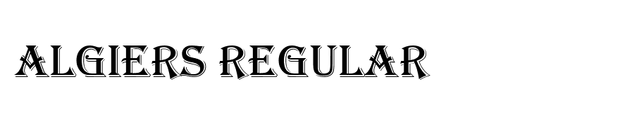 Algiers Regular