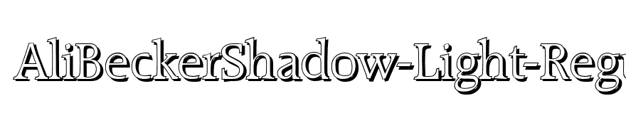 AliBeckerShadow-Light-Regular