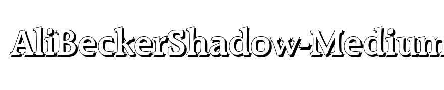 AliBeckerShadow-Medium-Regular