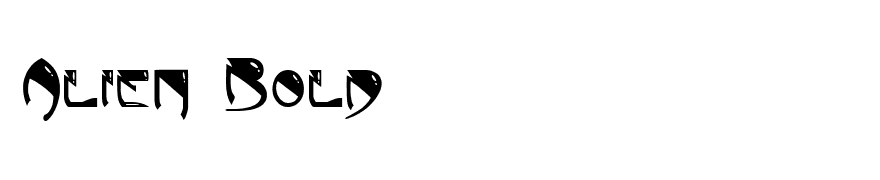 Alien Bold