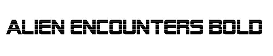 Alien Encounters Bold