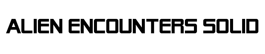 Alien Encounters Solid