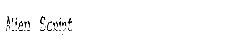 Alien Script