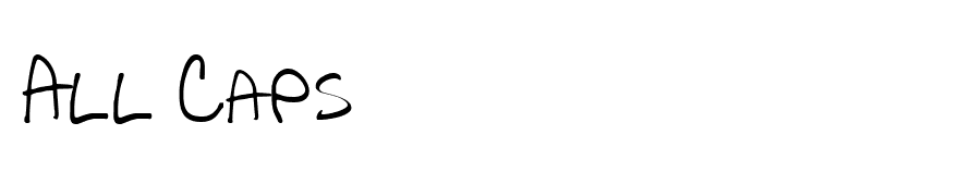 All Caps