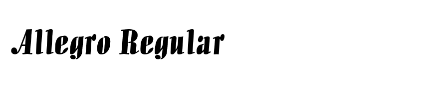 Allegro Regular