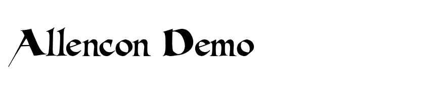 Allencon Demo