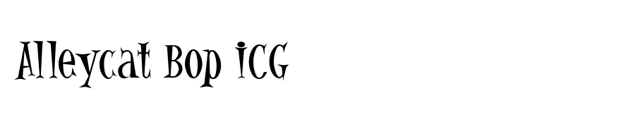 Alleycat Bop ICG