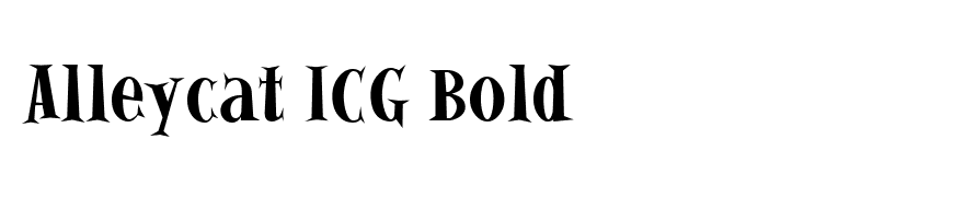 Alleycat ICG Bold