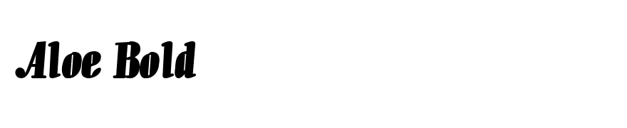 Aloe Bold