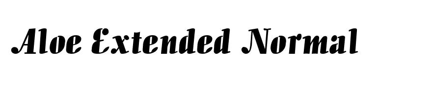 Aloe Extended Normal