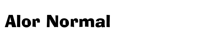 Alor Normal