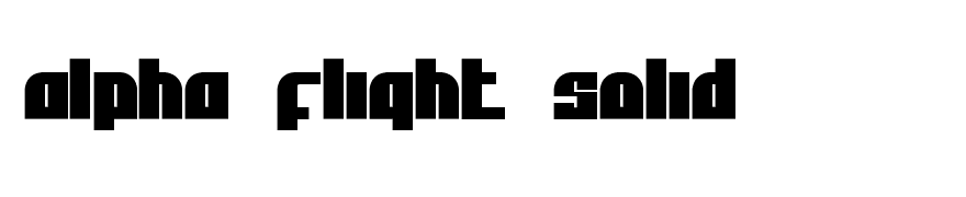 Alpha Flight Solid