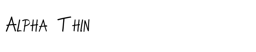Alpha Thin