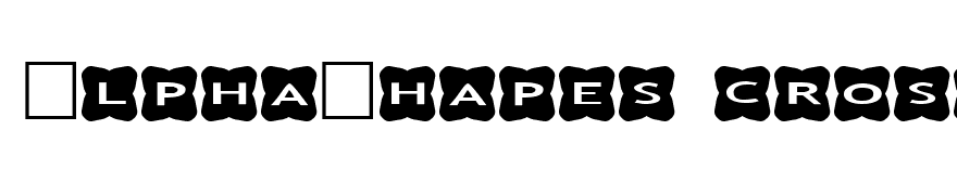AlphaShapes crosses 3