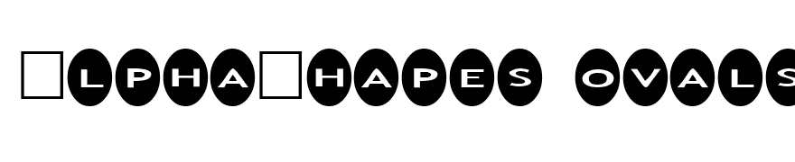 AlphaShapes ovals