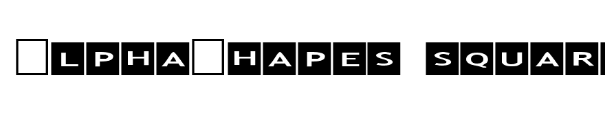 AlphaShapes squares
