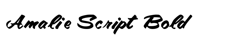 Amalie Script Bold