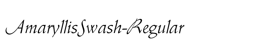 AmaryllisSwash-Regular