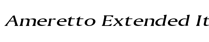 Ameretto Extended Italic
