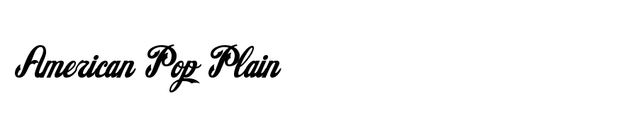 American Pop Plain