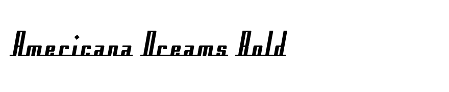 Americana Dreams Bold