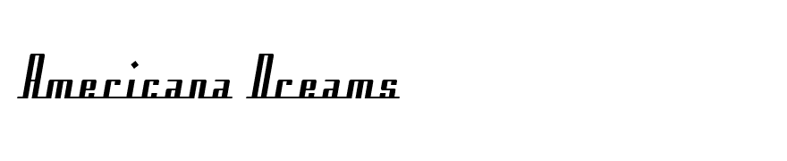 Americana Dreams