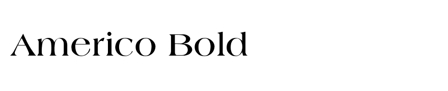 Americo Bold
