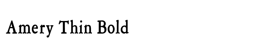 Amery Thin Bold