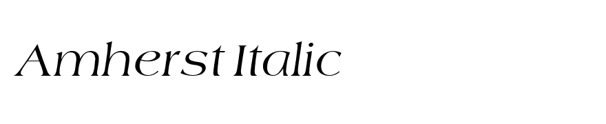 Amherst Italic