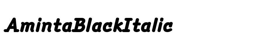 AmintaBlackItalic