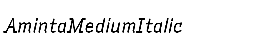 AmintaMediumItalic