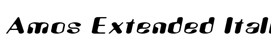 Amos Extended Italic
