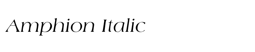 Amphion Italic