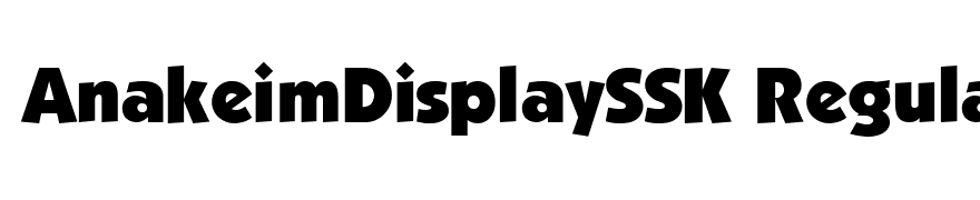 AnakeimDisplaySSK Regular