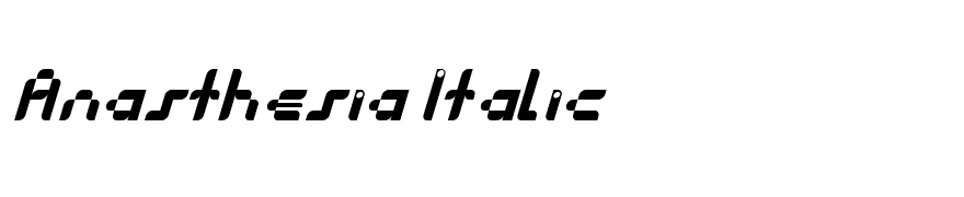 Anasthesia Italic