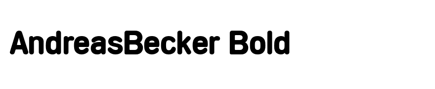 AndreasBecker Bold
