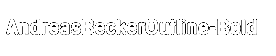 AndreasBeckerOutline-Bold