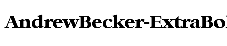 AndrewBecker-ExtraBold