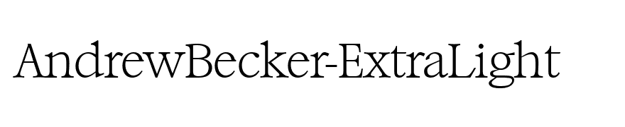 AndrewBecker-ExtraLight