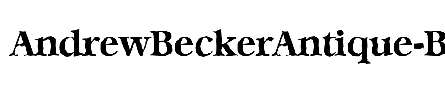 AndrewBeckerAntique-Bold