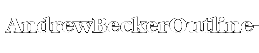 AndrewBeckerOutline-ExtraBold