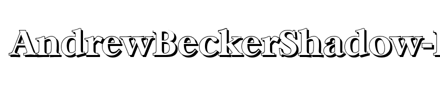 AndrewBeckerShadow-Bold